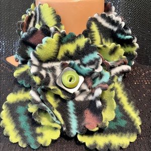 Handmade fleece scarf